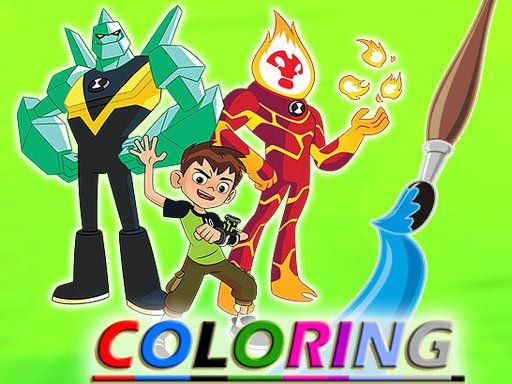 Play Ben 10 Coloring free online game at H5games.online
