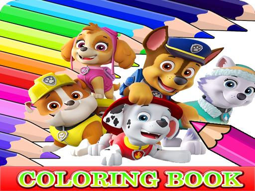 Play Coloring Book for Paw Patrol free online game at H5games.online