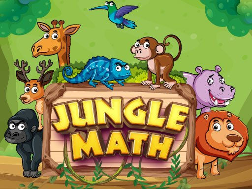 Play Jungle Math Online Game free online game at H5games.online