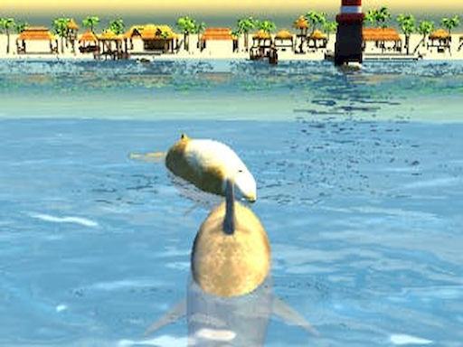 Play Shark Simulator Beach Killer free online game at H5games.online