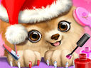 Christmas Salon - Santa Claus And Pets Makeover