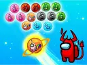 Among Us Bubble Shoot Puzzle