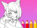 Anime Manga Coloring Book