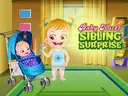 Baby Hazel Sibling Surprise
