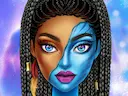 Blue Girls Makeup