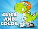 Click And Color Dinosaurs