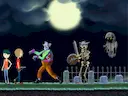 Creepy Clowns in the Graveyard