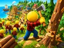 Crowd Lumberjack Stickman