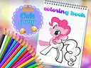 Cute Pony Coloring Book