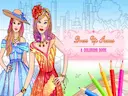 Dress Up Games &amp; Coloring Book