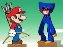 Mario vs Huggy Wuggy