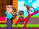 Noob Archer vs Stickman Zombie