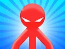 Red Stickman vs Monster School