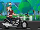 Risky Motorcycle Kissing
