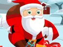 Santa on skates