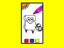 SpobgeBob Halloween Coloring Book