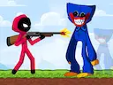 Stickman vs Poppy Army