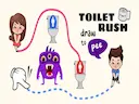 Toilet Rush Draw Puzzle